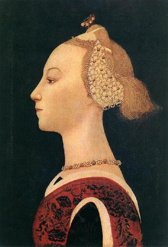 UCCELLO, Paolo Portrait of a Lady at oil painting image